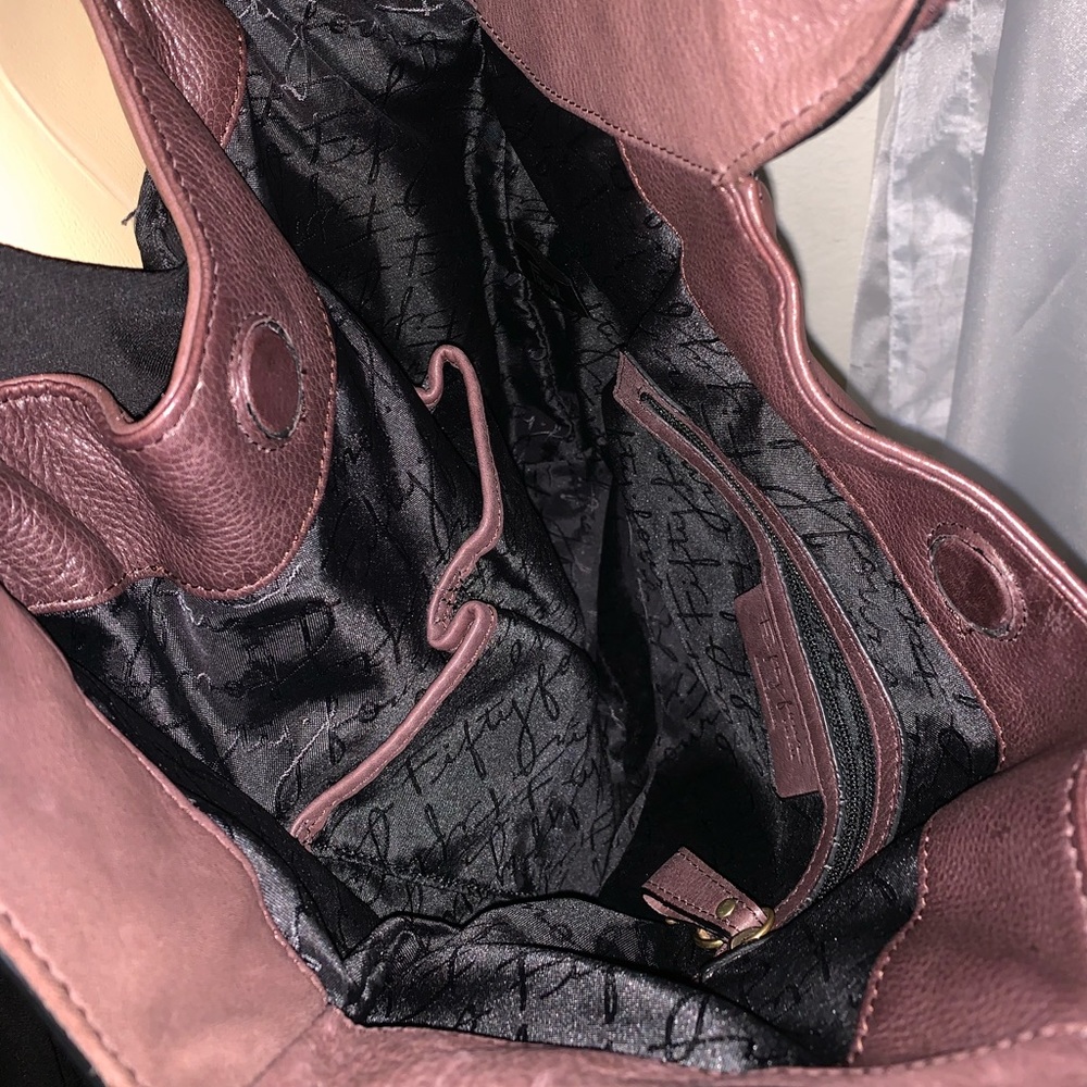 Fossil SADDLE Leather BLAKE FIFTY FOUR SATCHEL Bag - Picture 7 of 8